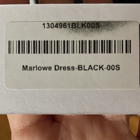 NWT Small REFORMATION Marlowe Dress in black. New/never worn with tags. - Picture 5 of 5